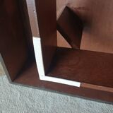 Lacquered cube coffee table – 1970s modernist design