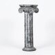 Vintage painted wooden Ionic column stele