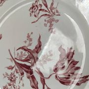 6 assiettes à dessert modèle Fontanges par Sarreguemines