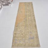 Vintage Bige Kitchen Runner Rug sku 1842