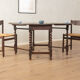 Antique gateleg table from the 1920s, solid oak