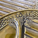 Khaki slip asparagus plates