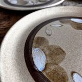 6 dessert plates Sarreguemines Atelier d'Art de Lorraine
