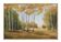Cuadro con paisaje de álamos pintado al oleo sobre lienzo. Oil painting
