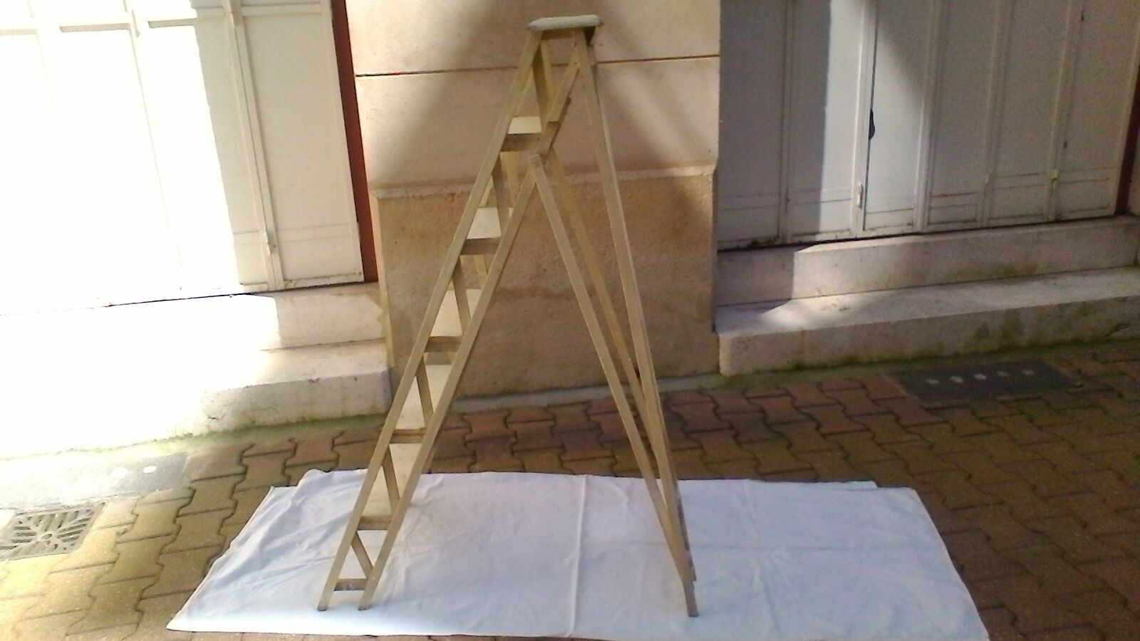Vintage painter stepladder 6 steps