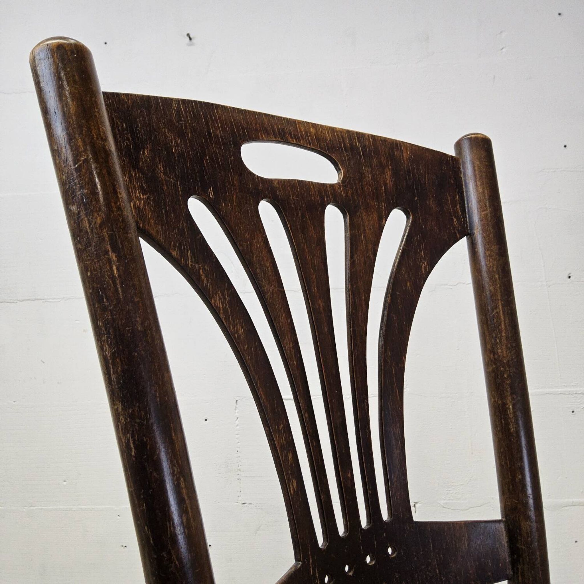 Antique Viennese chair Art Nouveau by Jakob and Josef Kohn (Thonet)