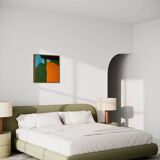 Abstract on canvas 50x50cm signed Bodasca