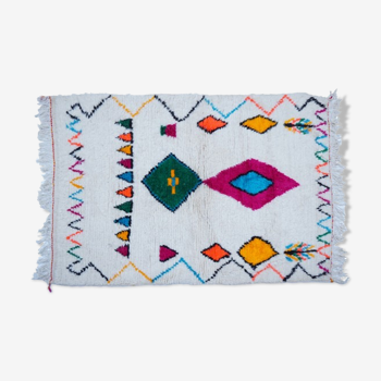 Colorful Berber carpet 138x101cm