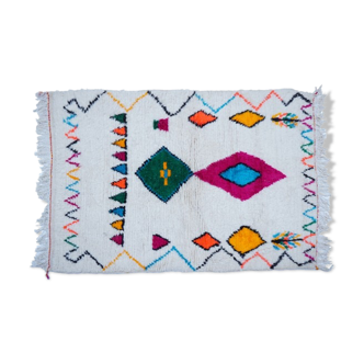 Colorful Berber carpet 138x101cm