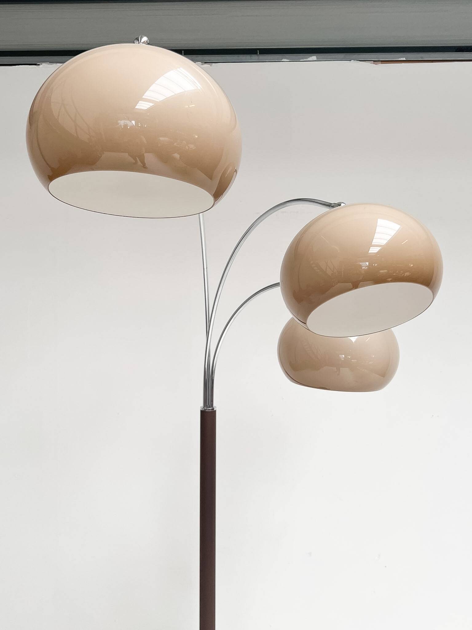Space Age arc lamp by Dijkstra Lampen, 1970s