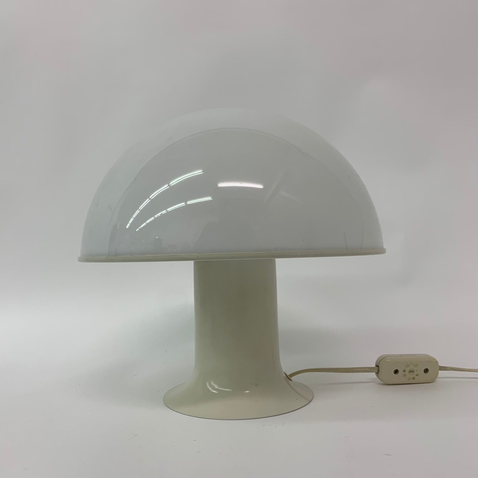 Mid-century design mushroom table lamp Dijkstra holland , 1970's