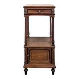 Louis XVI style mahogany bedside table made in Faubourg St Antoine