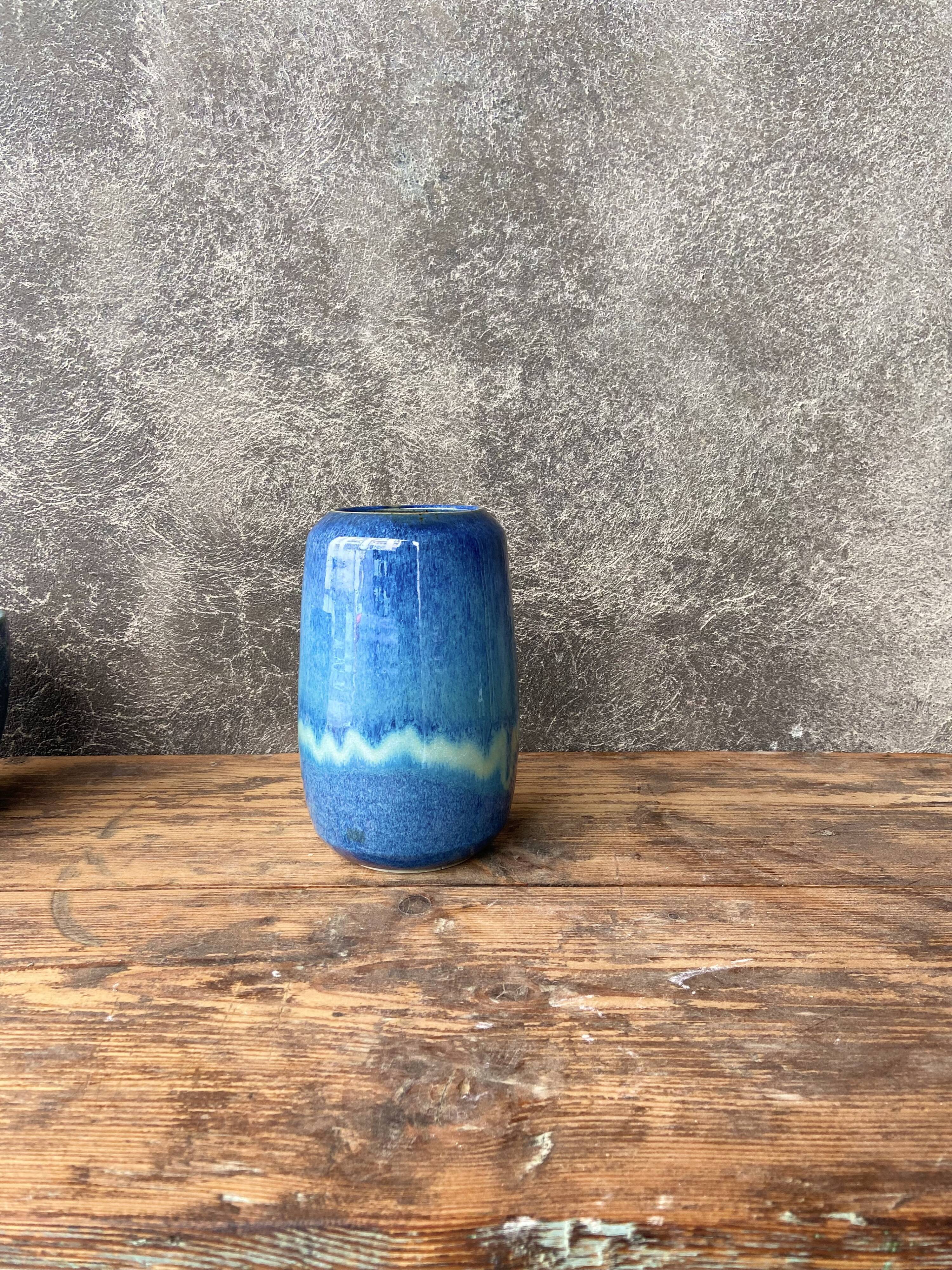 Vintage ceramic vase Vallauris 60s