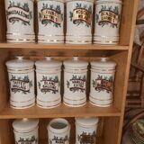 Lot of old medicine jars