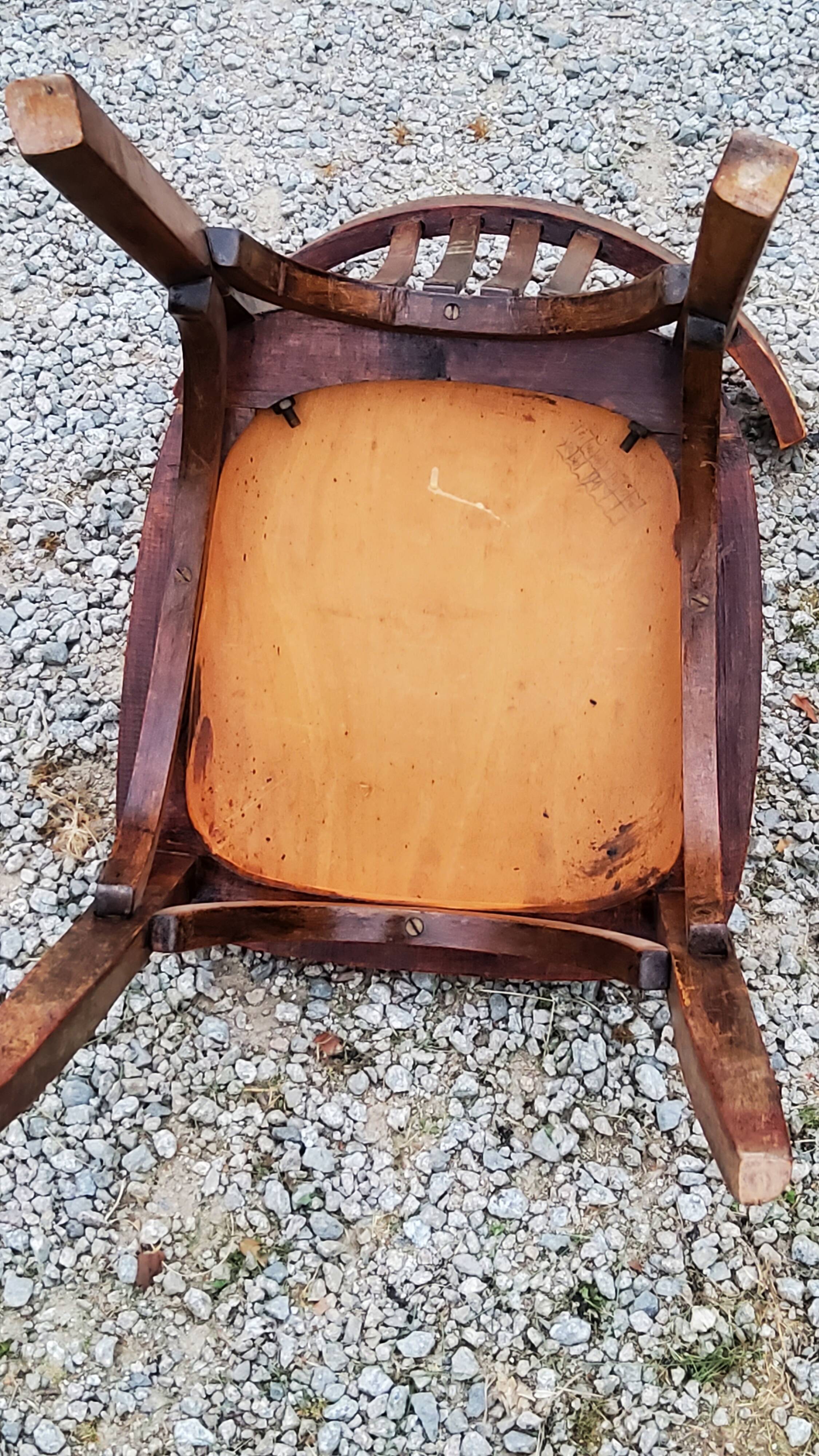 Set of 5 Stella bistro chairs from the 50s