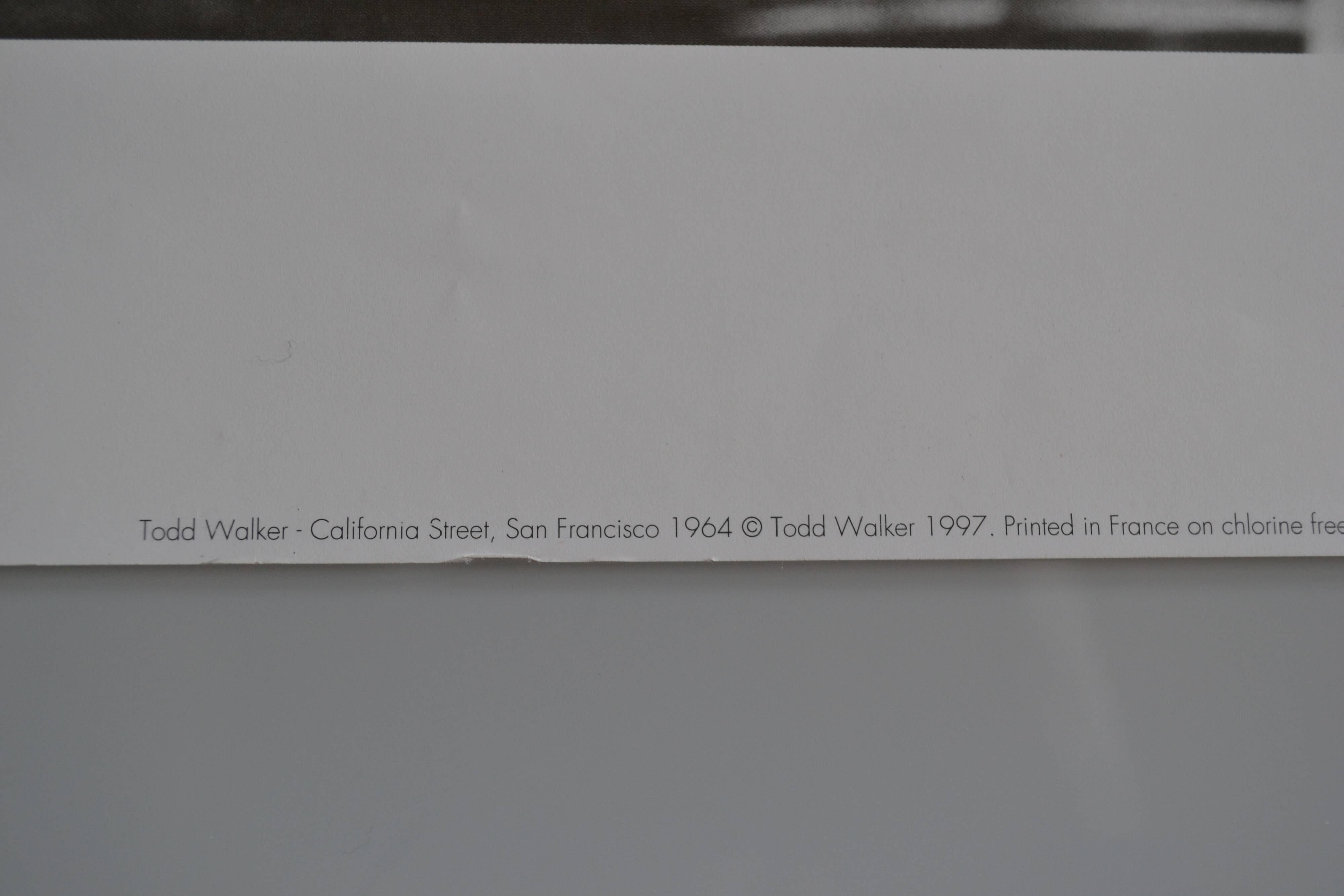 Todd Walker - California street San Francisco 1964 poster art print Ikea 1997