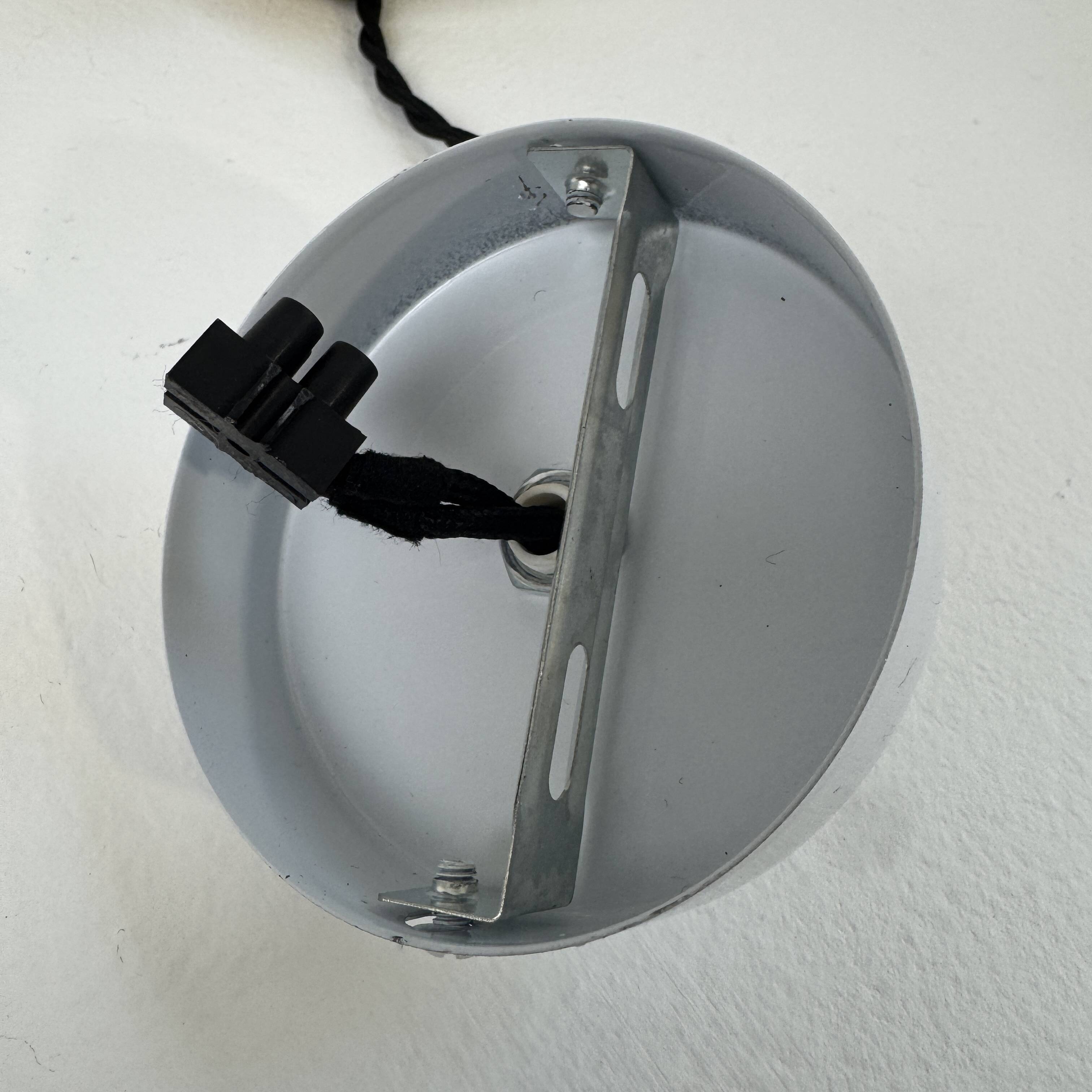 Pair of vintage opaline pendants