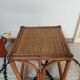 Table d'appoint rotin cannage