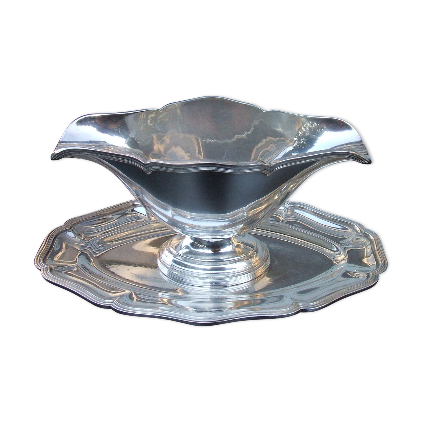 Silver metal sausage