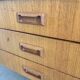 Coiffeuse scandinave vintage en teck, années 60