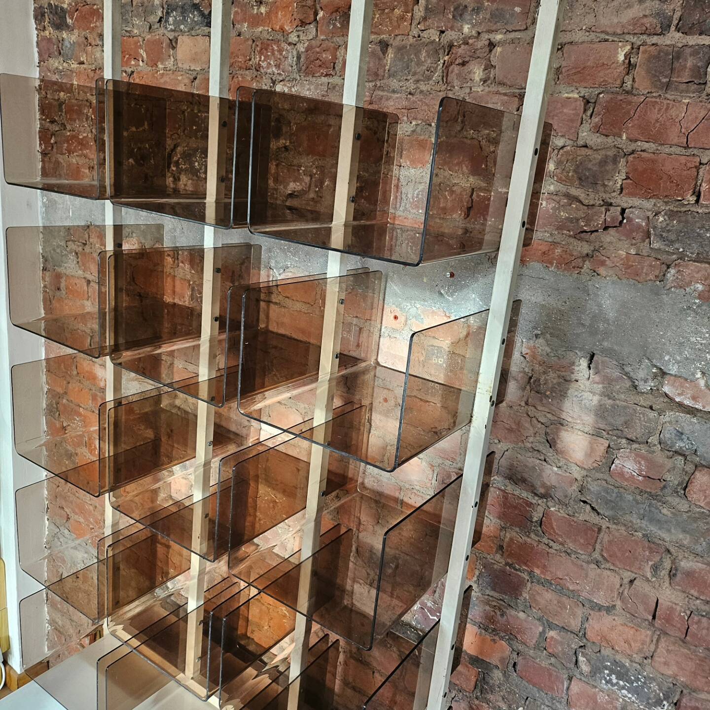 Plexiglass shelf & funky 70s