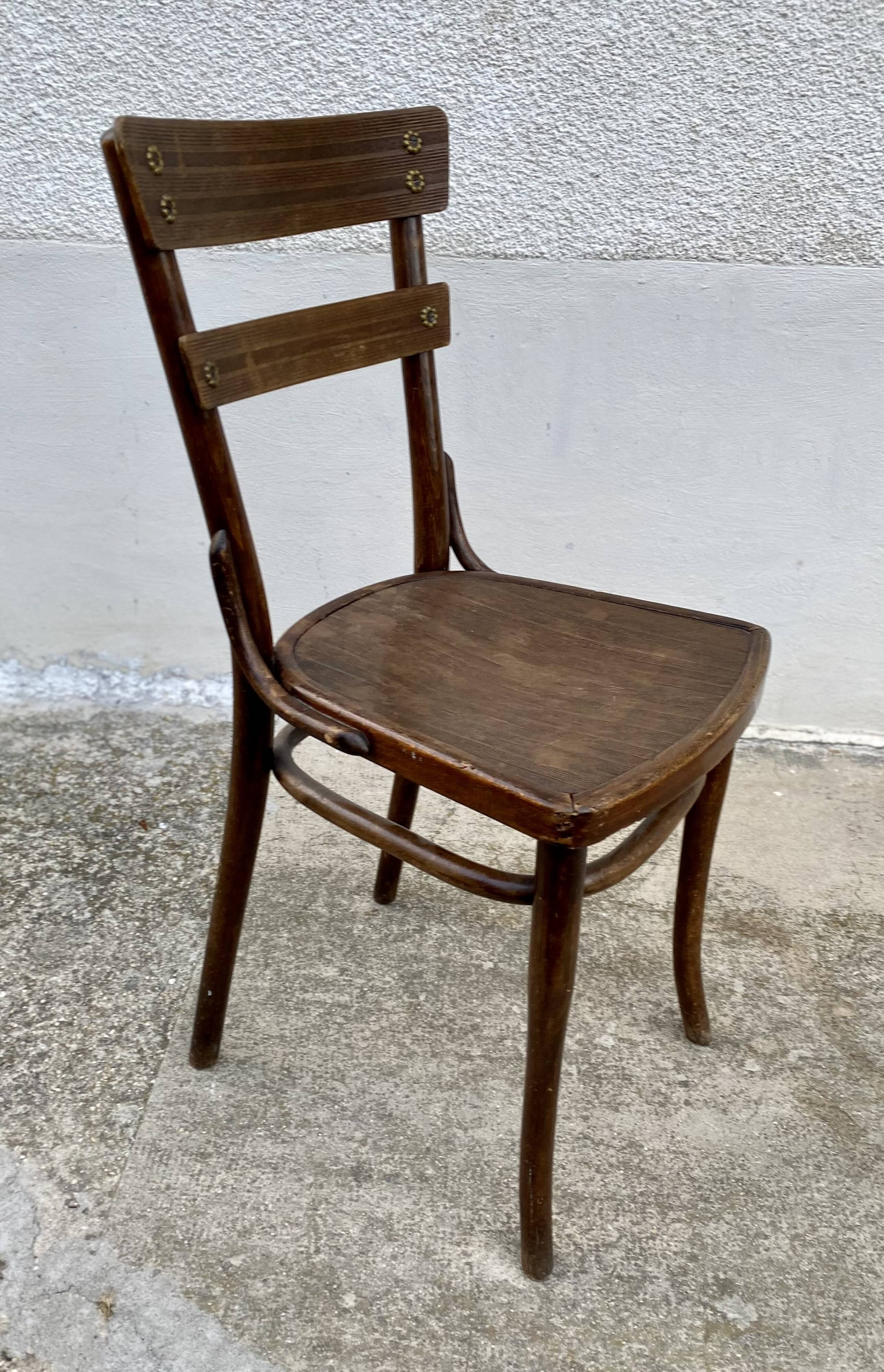Thonet 1930 art deco bistro chair