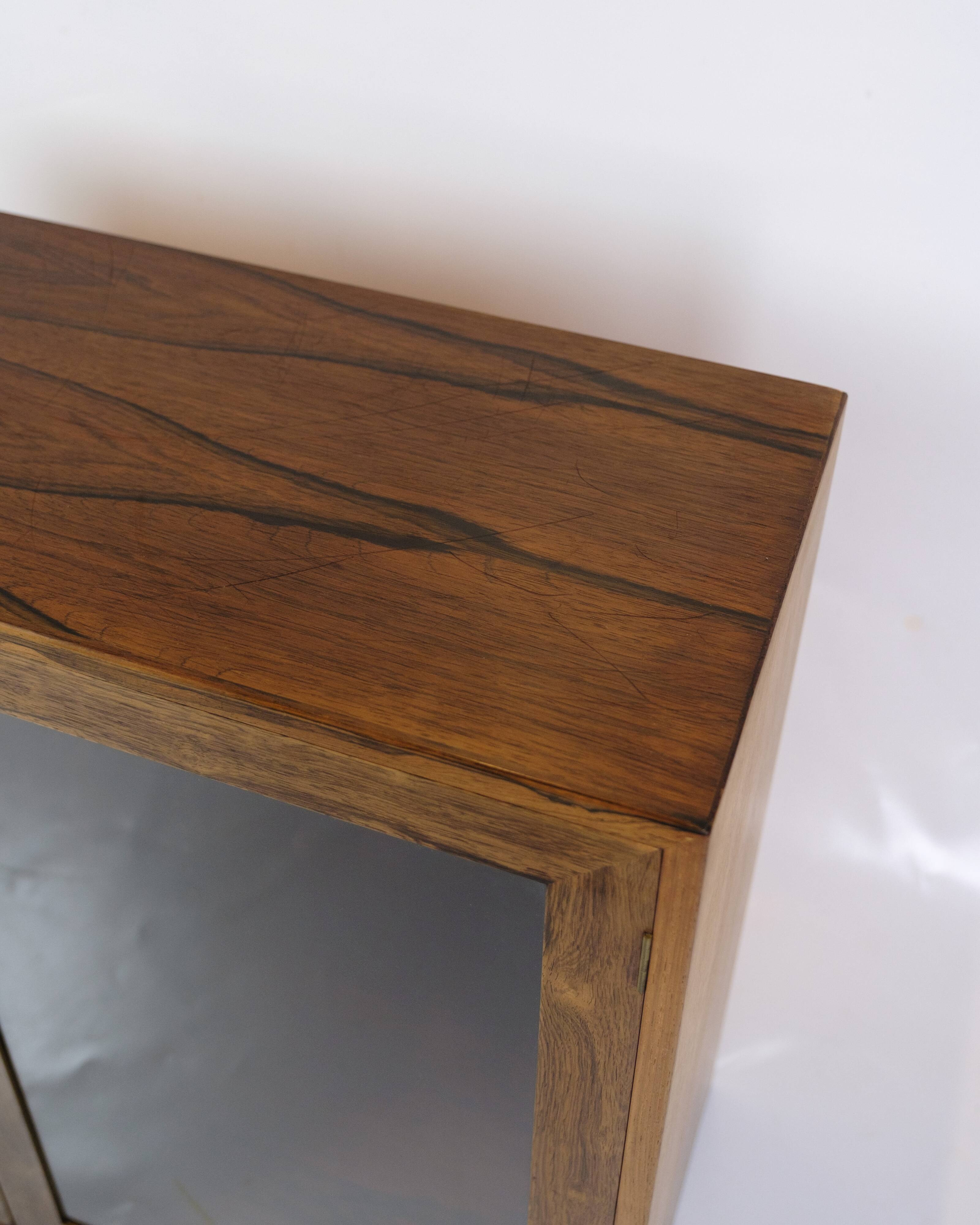 Display Cabinet Made In Rosewood, Danish Design From 1960s