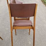 Set of 4 vintage Scandinavian chairs