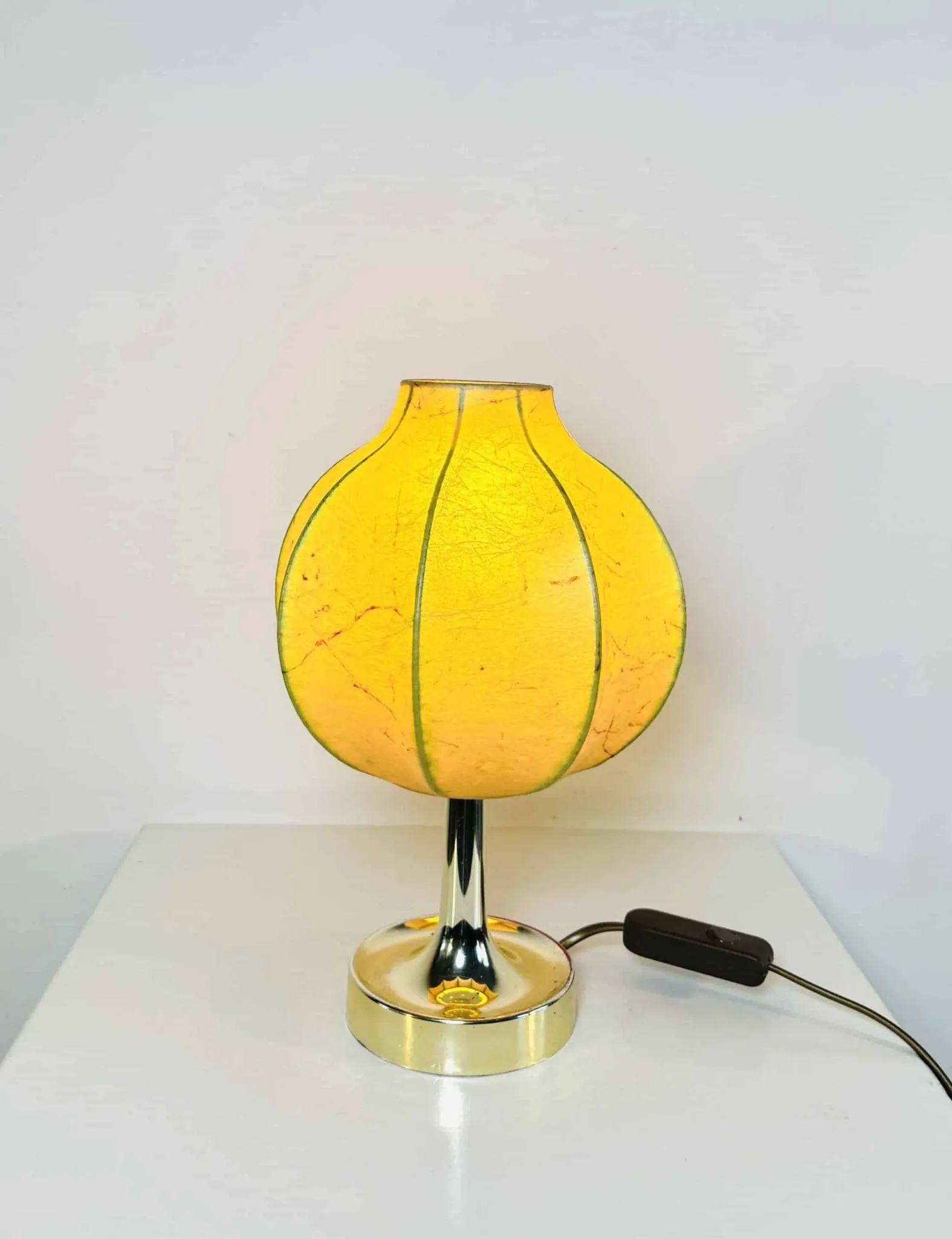 Cocoon Table Lamp By Friedel Wauer For Goldkant Leuchten, Germany, Circa 1960S/1970S