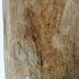 Set of 2 primitive wooden pots - late 19th century