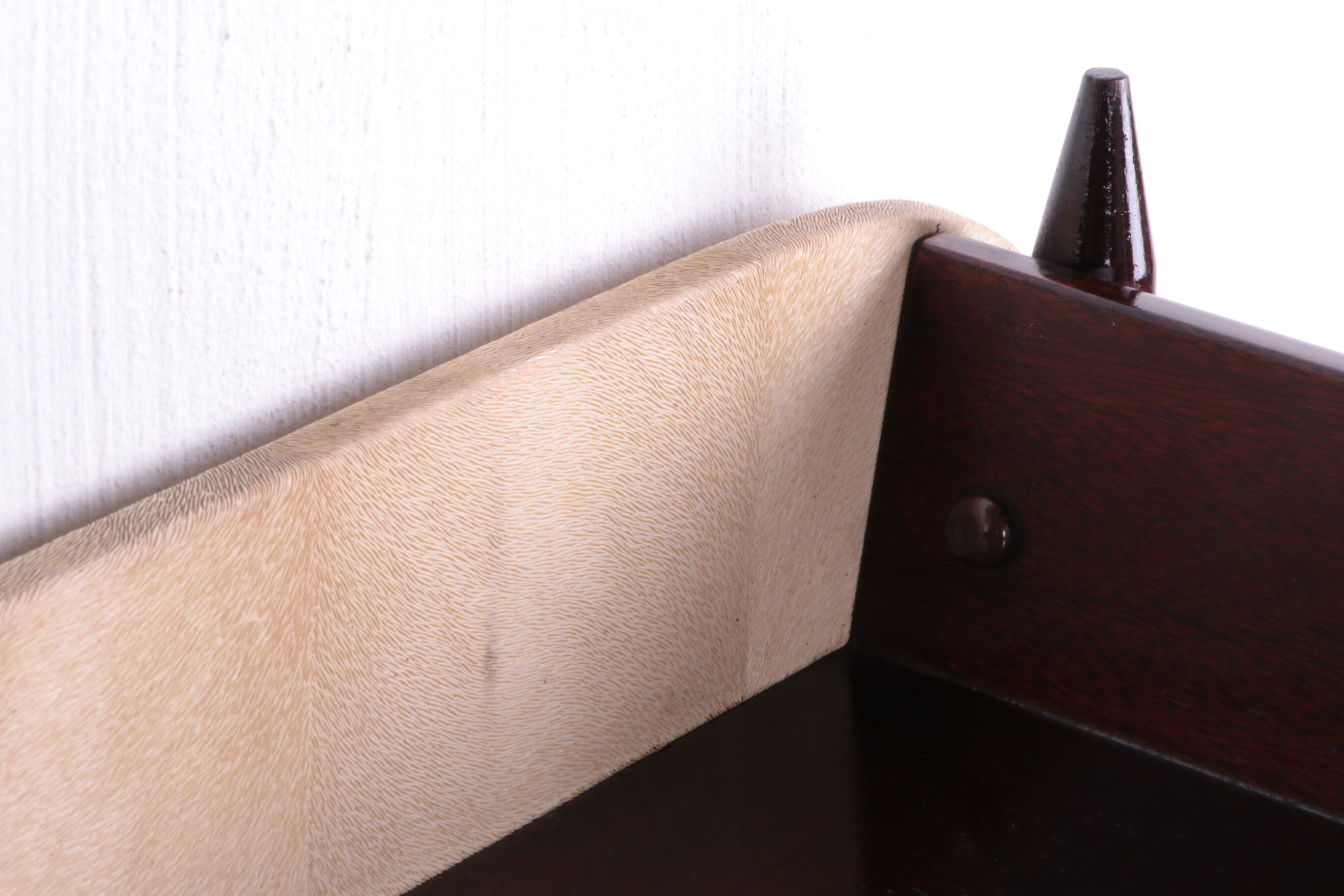 Ico Parisi Wall unit with mirror and stool 1950 Italy