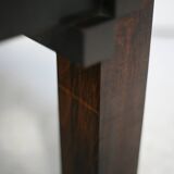 Roger Capron, rare, large coffee table with character decorations.