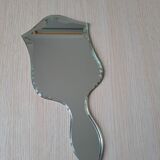 Beveled hand mirror