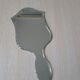 Beveled hand mirror