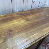 Hunting-style buffet in cherry wood