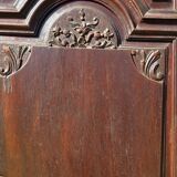 Oak Bonnetière, Moulded, Carved, Louis XIV