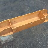 Vintage wooden wall shelf