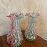 Pair of Clichy vases