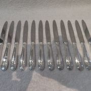 12 Dixi Grand Prix Monaco silver plated dessert knives 20.5cm