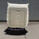 100% authentic Ligne Roset Togo 1-seater + pouf original leather Black & White