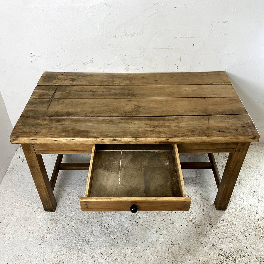 Solid wood farm table