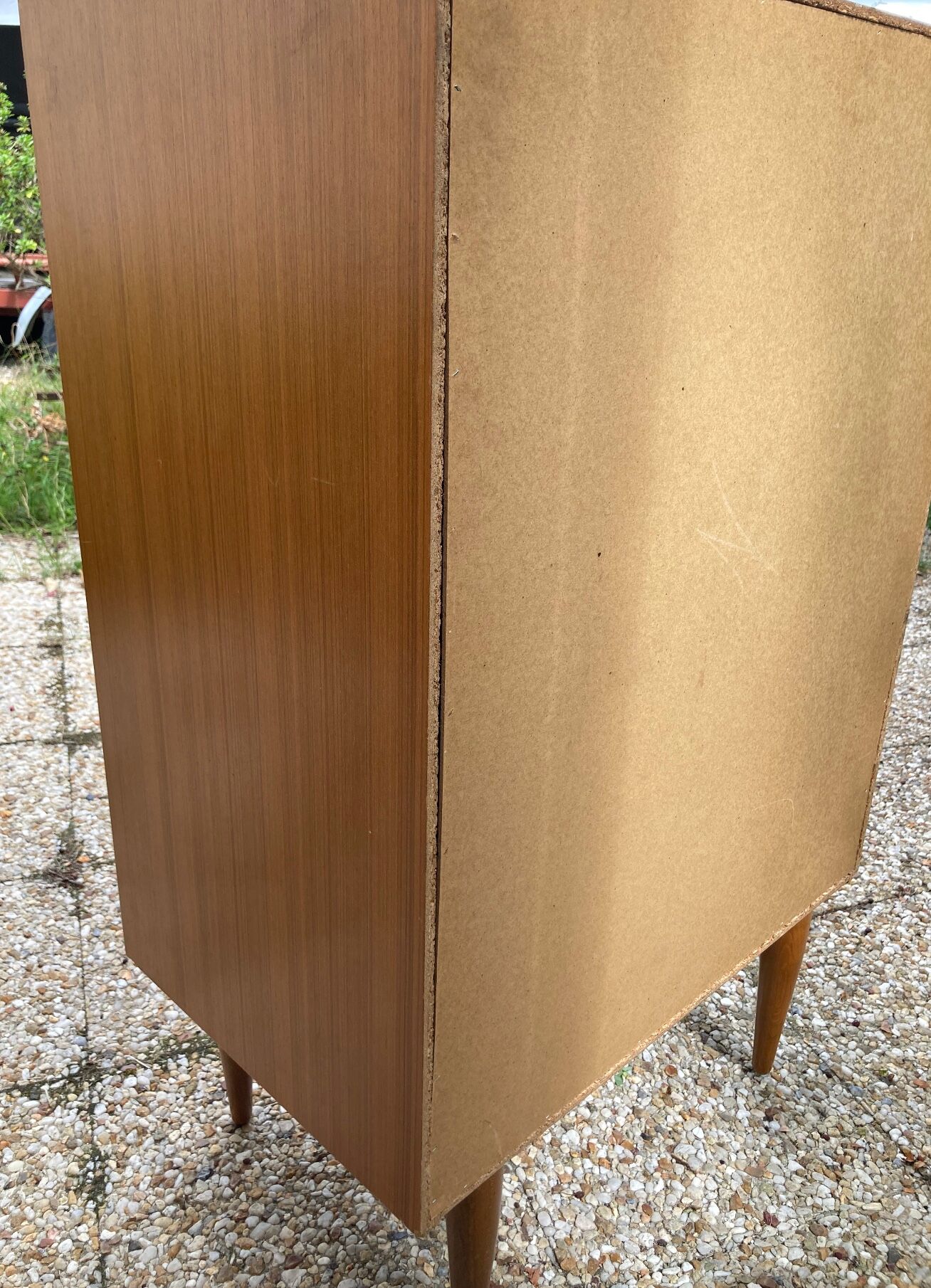 Vintage rag chest of drawers from the 60s