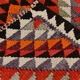 3x9 geometric kilim runner rug, 86x278cm