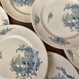 Lunéville “Rocailles” flat plates