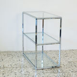 Console Vitra chrome et verre