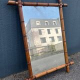 Miroir faux bambou