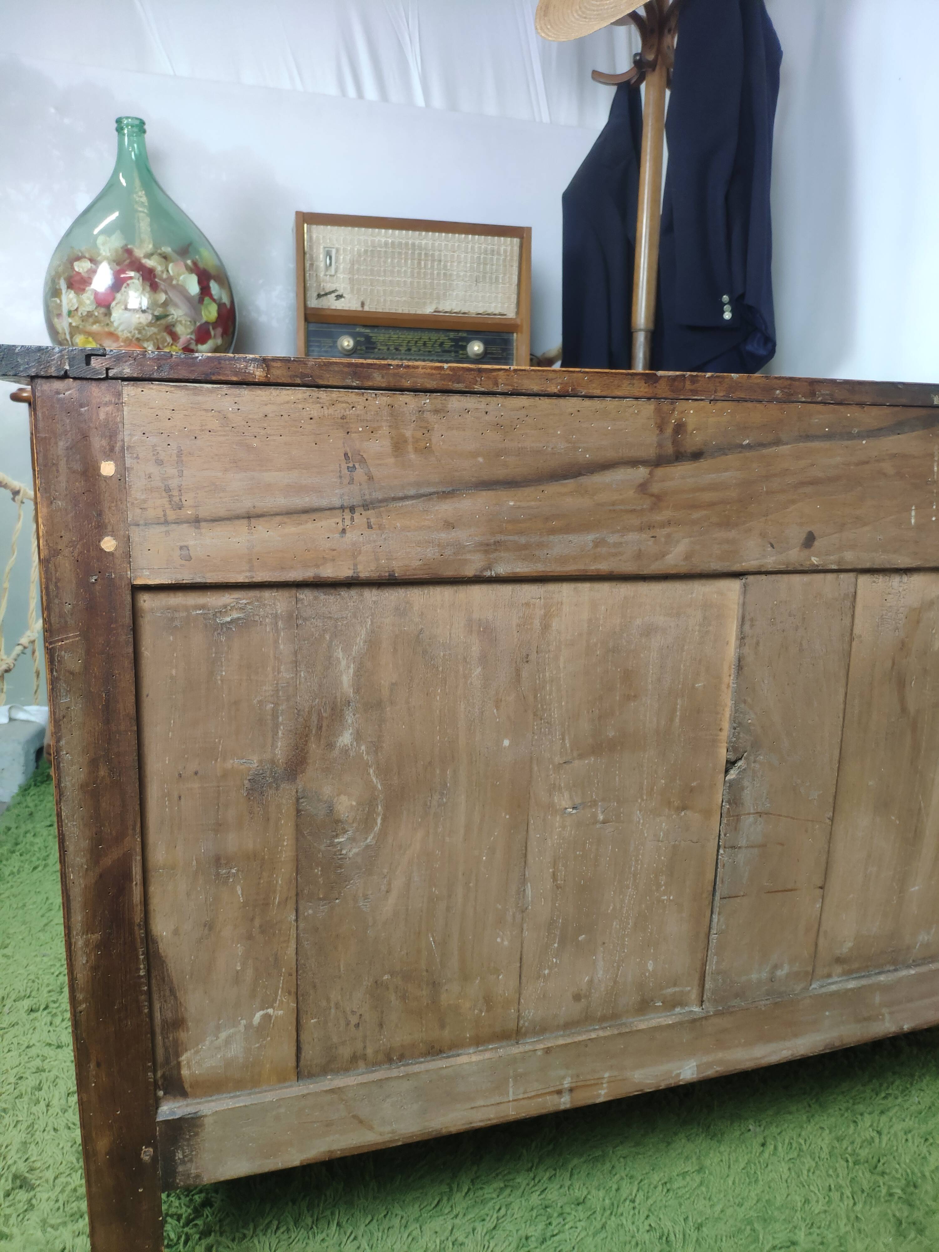 Louis XVI light oak style chest of drawers