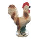 Multicolored ceramic rooster
