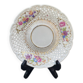 Assiette ajourée porcelaine meissen