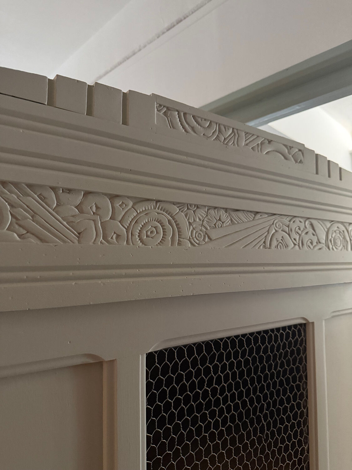 Antique Art Deco wardrobe